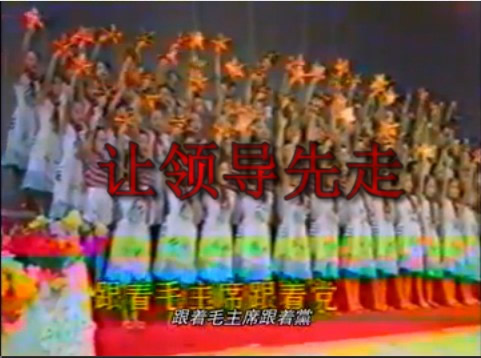 图片为1994年6.1视频载图，这些孩子几乎全部都在12月8日葬身火海“跟”毛主席去了。